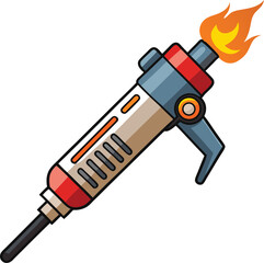welding torch vector clipart