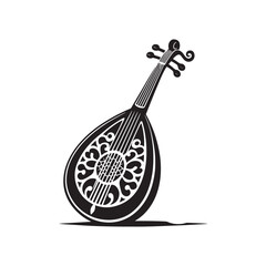 Timeless Melody: A Beautiful Collection of Oud Vector Silhouettes Highlighting the Elegant Shape, Rich Sound, and Cultural Significance of This Traditional Middle Eastern String Instrument.
