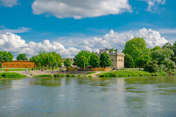 Danube Riverfront in Ingolstadt, Germany
