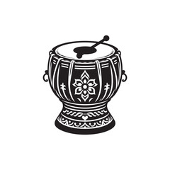 Rhythmic Harmony: A Captivating Collection of Tabla Vector Silhouettes Showcasing the Unique Shape, Vibrant Sound, and Cultural Significance of This Iconic Indian Percussion Instrument.

