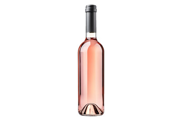 Bordolese - bottle of ros wine isolated on transparent background.
