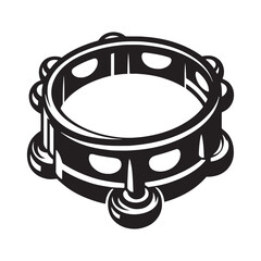 Rhythmic Energy: A Vibrant Collection of Tambourine Vector Silhouettes Highlighting the Distinctive Shape, Bright Sound, and Musical Versatility of This Iconic Percussion Instrument.
