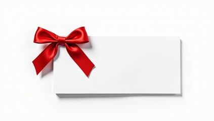 ribbon bow card note chirstmas celebration greeting