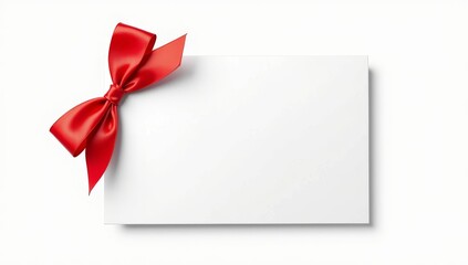 ribbon bow card note chirstmas celebration greeting