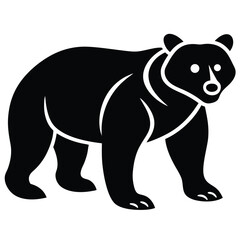 Obraz premium vector illustration of a bear