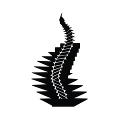A Spine Snapping and Transforming Into a Staircase