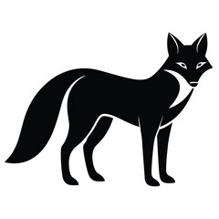 vector illustration of a fox