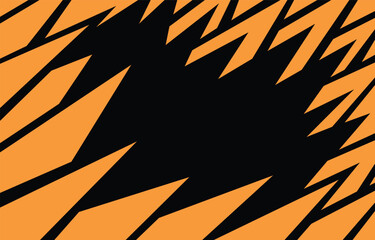Abstract geometric background with sharp spike line patterns and clean copy space area. Modern, dynamic vector design for branding, posters, and digital projects.