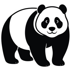 panda bear vector illustration art