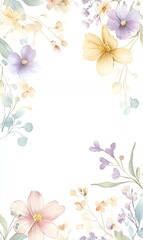 Obraz premium flowers and butterfly