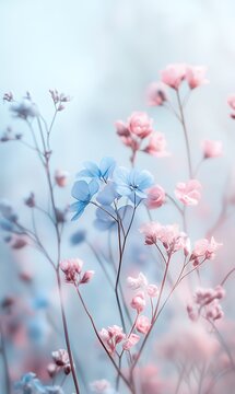 flowers and butterfly