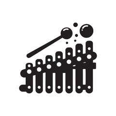 Melodic Clarity: A Captivating Collection of Xylophone Vector Silhouettes Showcasing the Distinctive Shape, Bright Tones, and Vibrant Sound of This Classic Percussion Instrument.
