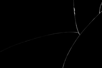 Close-up wrinkles and cracks on LCD screen glass display from smartphone, tablet or monitor from effect smash and fall bumps with detail pattern background, for use as a pattern on tiles or wallpaper