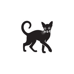 Graceful Elegance: A Stunning Collection of Abyssinian Vector Silhouettes Highlighting the Unique Posture, Sleek Fur, and Captivating Presence of This Elegant Feline Breed.
