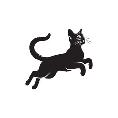 Graceful Elegance: A Stunning Collection of Abyssinian Vector Silhouettes Highlighting the Unique Posture, Sleek Fur, and Captivating Presence of This Elegant Feline Breed.
