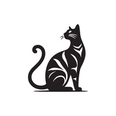 Wild Beauty: A Striking Collection of Bengal Vector Silhouettes Showcasing the Powerful Form, Bold Stripes, and Sleek Profile of This Majestic Big Cat.
