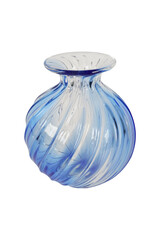 blue vase isolated on white  Glass Opalescent Globe Lamp Shade Vintage Style Blue Cloudy Glass Globe Shade