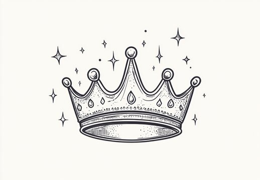 Detailed crown illustration