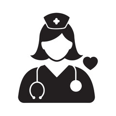 Nurse Holding Heart Symbolizing Care