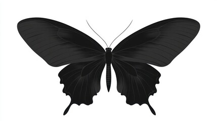 Black butterfly,  detailed