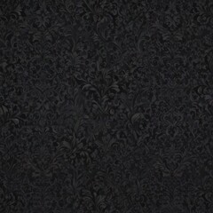 Intricate black damask wallpaper; seamless floral vines, gothic swirls, dark elegance, gothic, floral, monochrome