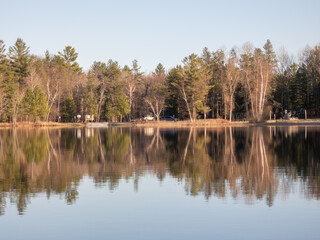 A park on the lakeshore