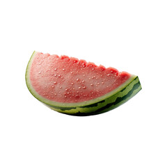 Watermelon Fruit Image With Transparent Background.