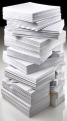 Stack of Paper Documents.