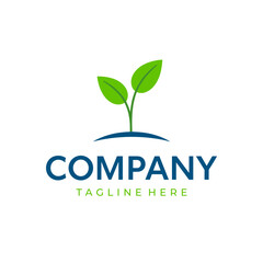 Logo design with a modern and minimalistic style