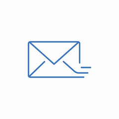 email forward arrow icon sign vector