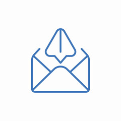 email message content icon sign vector