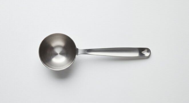 Stainless steel measuring spoon