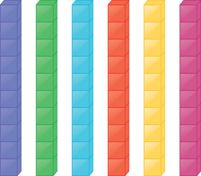 Dienes tens blocks. Base ten counting. Place value with base ten blocks.