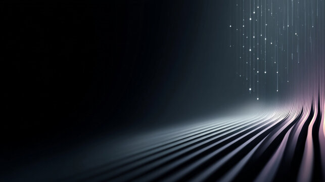 Code Fade: Minimalist Tech Aesthetic. Generative AI