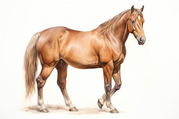 Obraz premium Horse fullbody stallion animal mammal.