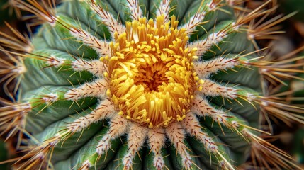 Fototapeta premium Close-up of a Stunning Cactus Flower