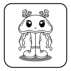 Discover unique, coloring pages featuring original and creative characters! Perfect for relaxation, art therapy, or moments of inspiration. Page size 8.5”x8.5”.