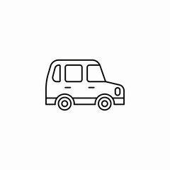 car vehicle icon sign vector