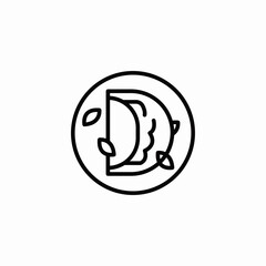 crepe sweet icon sign vector