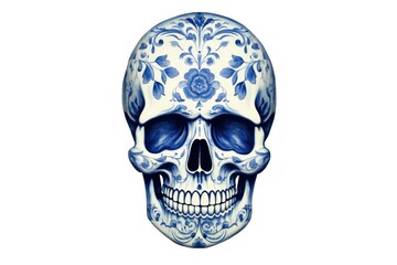 Skull white white background creativity.