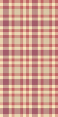 Subtle and sophisticated muted pink and beige plaid pattern.  Perfect for textile design, fashion, home decor, and website backgrounds. Evokes feelings of warmth, comfort, and rustic charm.
