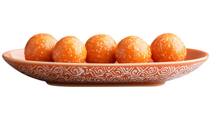 Classic Laddu Dessert Highlighted on Clear Background, png