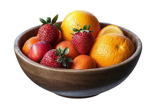 recommend clip art: Fresh & Juicy: Fruit Salad Bowl with Transparent Background