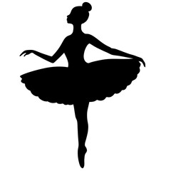 Silhouette of Ballerina © Совгіра Марина