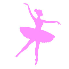 Silhouette of ballerina