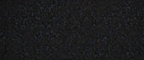 Fototapeta premium Intricate dark gothic damask wallpaper, elegant seamless pattern, scroll, surface