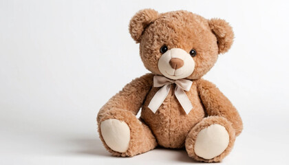 Obraz premium Teddy Bear in white background