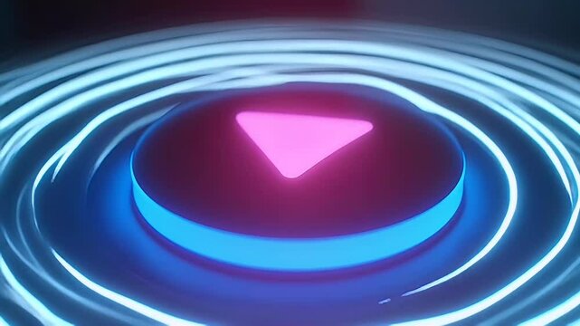 Play button graphic illustration