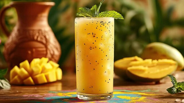 aam panna spritz indian cocktail video