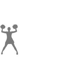 Cheerleaders silhouette